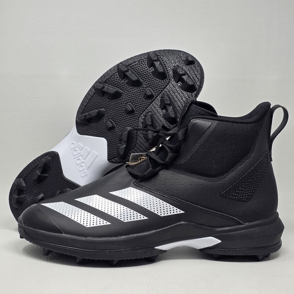 Adidas Men\'s SM Adizero Chaos To Turf Lineman Football Cleats Black Size 13.5 main image 2